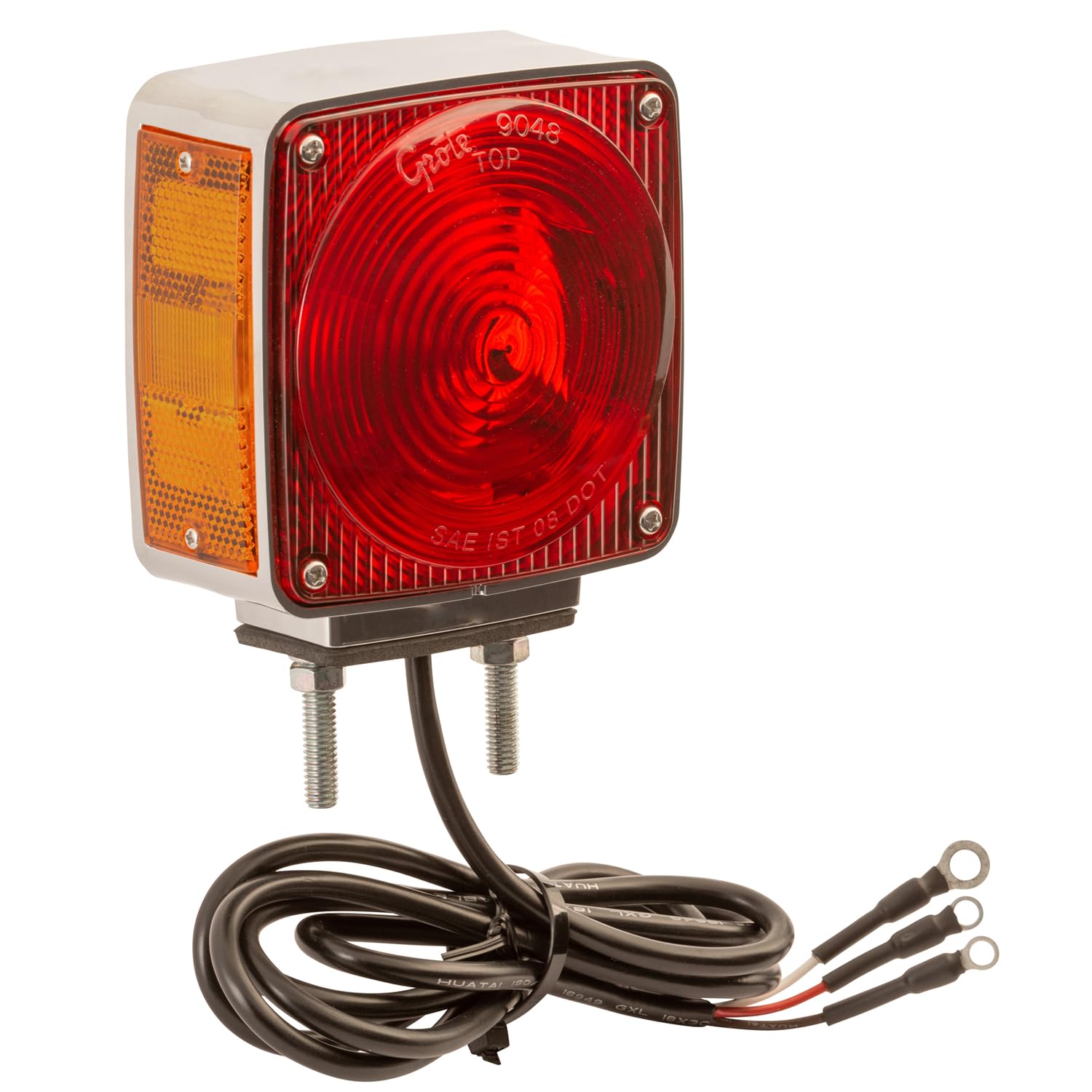 Amazon.com: Grote 55340 Red/Yellow Two-Stud Chrome Light (with